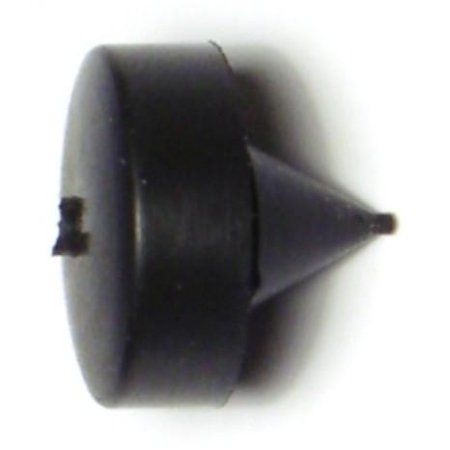 Photo 1 of 0.8 X 0.1 Black Rubber Chevy Short Bumpers BMPR-050 (6 Pcs.)
