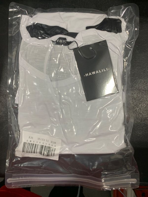 Photo 1 of [Size S] hawalili Men's 2 Pack Workout Tank Top Sleeveless Casual Running Gym Muscle Bodybuilding Casual Tees Black/White,S