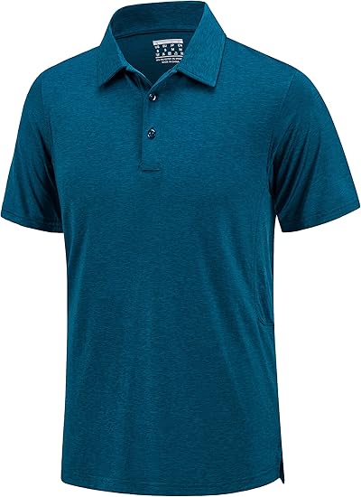 Photo 1 of [Size M] TACVASEN Men's Golf Shirts Short Sleeve Quick Dry Classic Polos for Outdoor Performance 