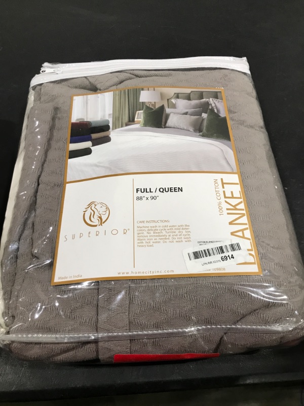 Photo 2 of SUPERIOR Full/Queen Blanket 100% Cotton