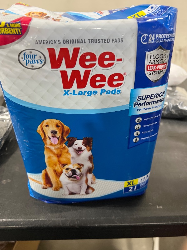 Photo 2 of Four Paws Wee-Wee Dog Pads - 21ct - XL