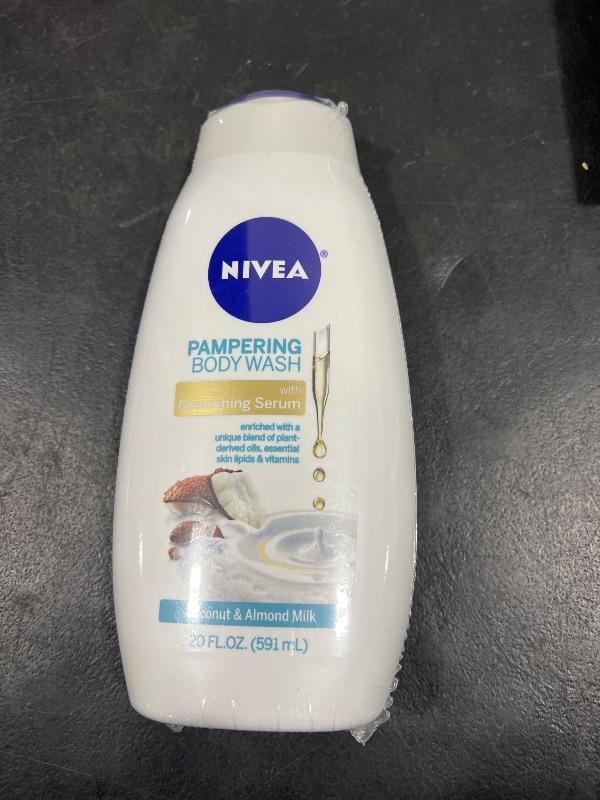 Photo 2 of Nivea Body Wash 20 Ounce Coconut And Almond Milk (591ml) (