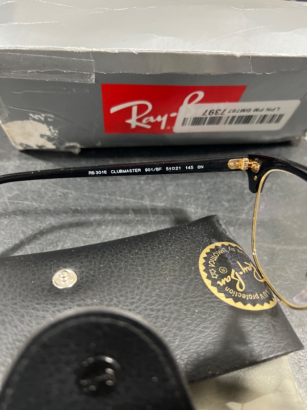 Photo 2 of Ray-Ban Rb3016 Clubmaster Square Sunglasses