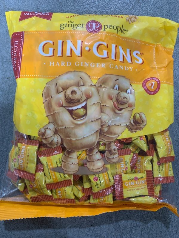 Photo 2 of The Ginger People Gin Gins Double Strength Hard Candy, 1lb Bag