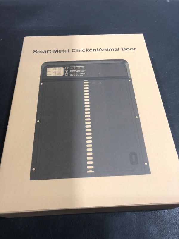 Photo 2 of Automatic Chicken Coop Door Opener: Electric Chicken Door with Timer for Chicken Coops,Aluminum Chicken Coop Accessories (Red)