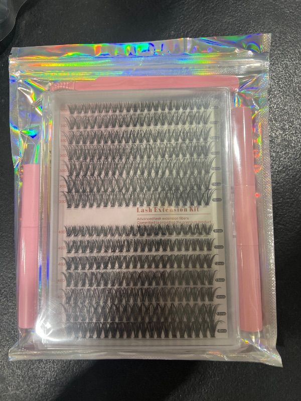 Photo 2 of [280pcs Newest] Natural Lash Clusters Kit: DIY Eyelash Extension Kit, Individual Lashes, Wispy Lash Clusters, Fluffy Clusters, Mink Lash Clusters, Volume Lash Set