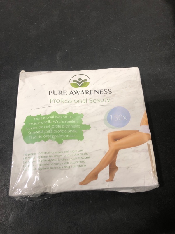 Photo 2 of 150 Wax Strips - Non Woven Fleece Stripes For Warm Wax And Sugar Paste - Skin-friendly And Tear-resistant Hair Removal For Any Type Of Depilation On The Leg