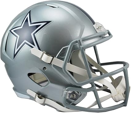 Photo 1 of Riddell NFL unisex-adult Riddell Full Size Replica Speed Helmet Dallas Cowboys