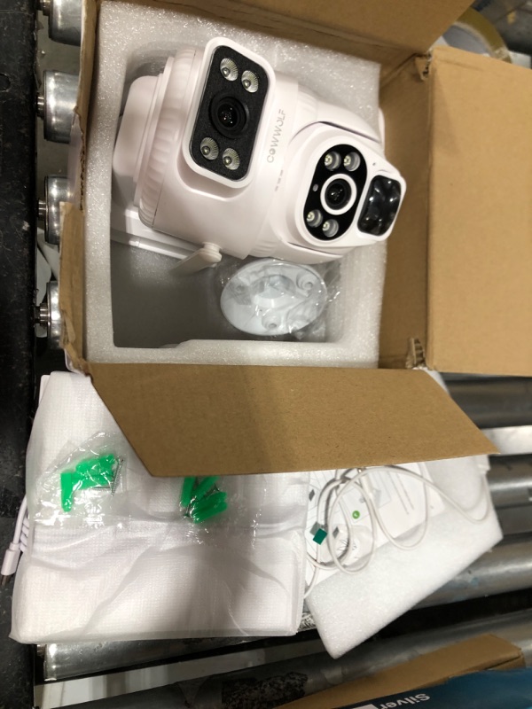 4G LTE Solar Security Camera Wireless Outdoor, 1080P HD, Dual Lens 360