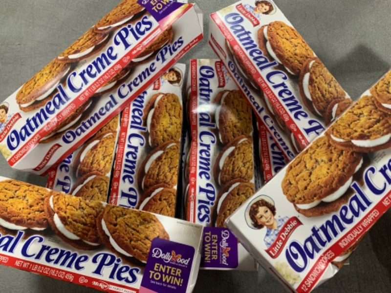 Photo 2 of Little Debbie Oatmeal Creme Pies, 96 Individually Wrapped Sandwich Cookies (8 Boxes)
