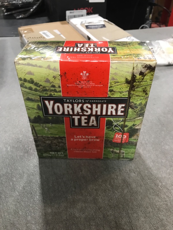 Photo 1 of Yorkshire Tea Taylors of Harrogate, Red, 100 Count Yorkshire Red 100 Count (Pack of 1)Best By February 2026