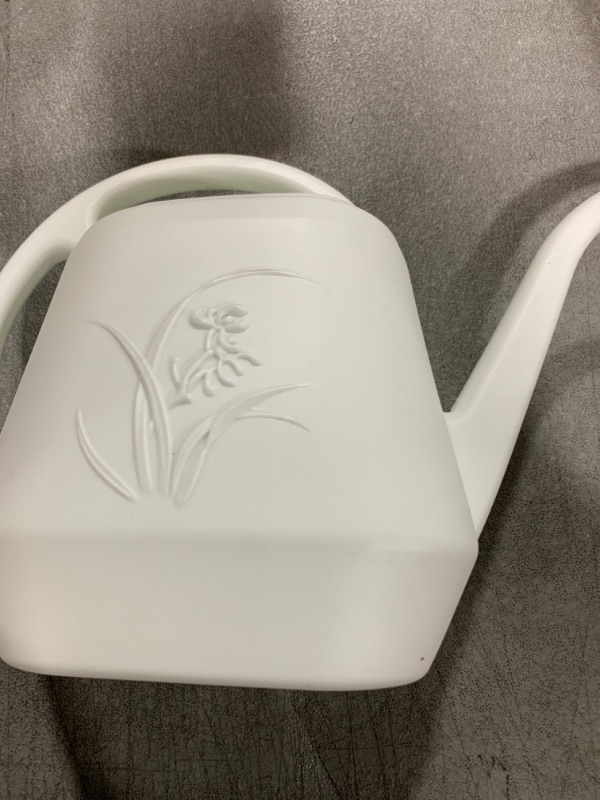 Photo 2 of VKPLITE Plastic Watering Can - 1/2 Gallon - White Color