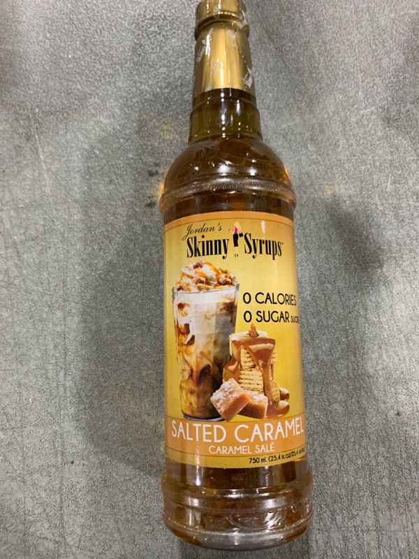 Photo 2 of Jordan's Skinny Syrups Salted Caramel, Sugar Free Flavoring Syrup, 25.4 Ounce Bottle