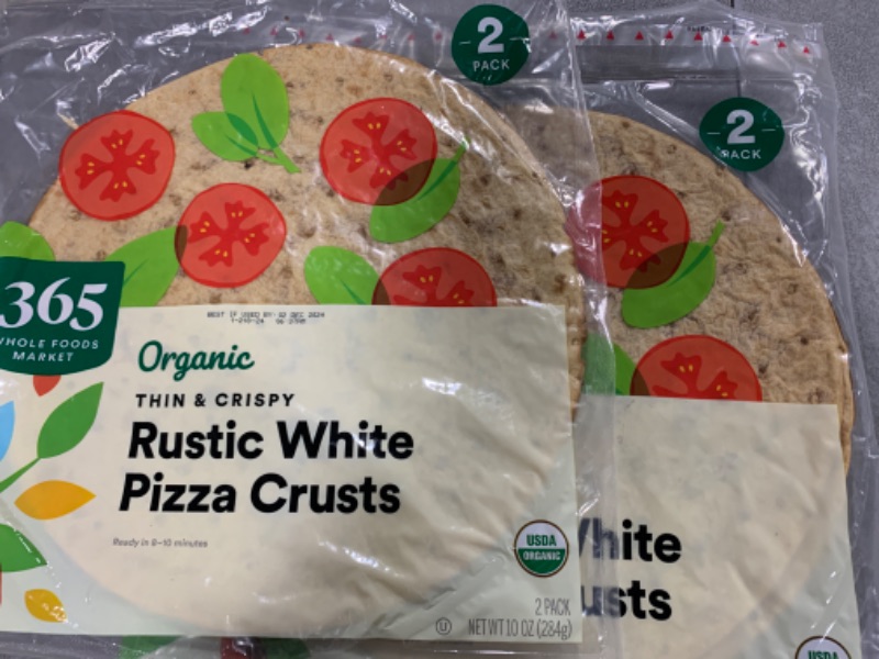 Photo 2 of 365 by Whole Foods Market, Pizza Dough Rustic White Thin And Crispy Organic, 10 Ounce (Pack of 2)
