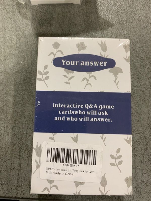 Photo 2 of ZHQGYN Family Conversation Cards, Get to Know Each Other Better with Meaningful Talk, Strengthen Parent-Child Relationships, Perfect Conversation Starters for Meaningful Talks