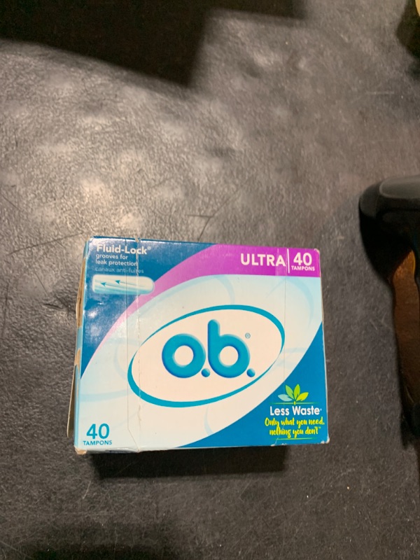 Photo 2 of o.b. Applicator Free Digital Tampons Super Plus Absorbency - 40ct