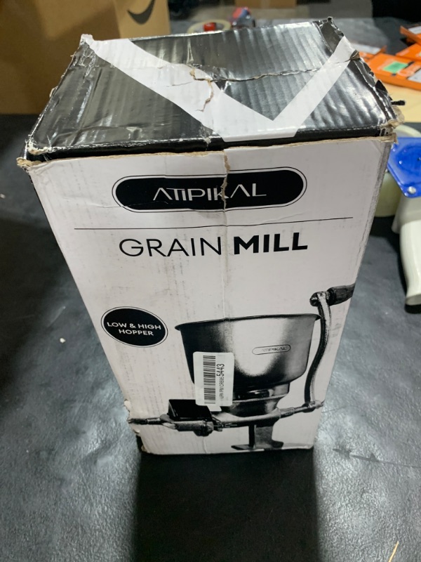 Photo 2 of Atipikal Manual Grain Grinder - Molino para moler maiz, Flour mill grinder for home, Corn grinder mill, Grain mill grinder, Food mill hand crank, Grain mill for flour, Molino de mano para moler maiz