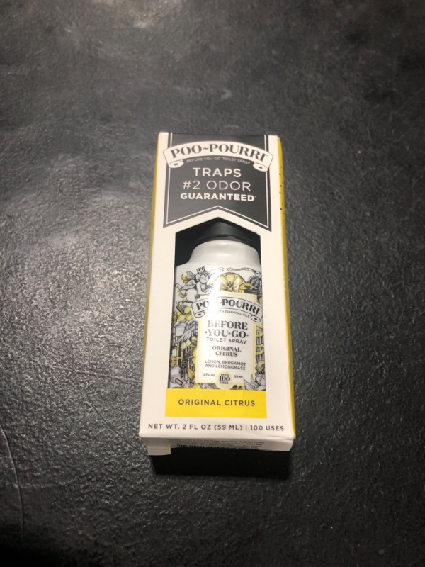 Photo 2 of Poo-Pourri Before-You-Go Toilet Spray, Original Citrus, 2 Fl Oz - Lemon, Bergamot and Lemongrass
