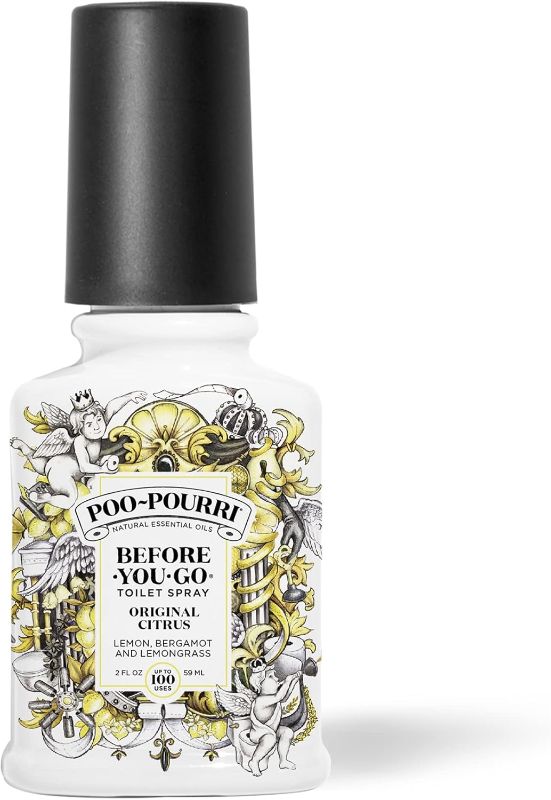 Photo 1 of Poo-Pourri Before-You-Go Toilet Spray, Original Citrus, 2 Fl Oz - Lemon, Bergamot and Lemongrass
