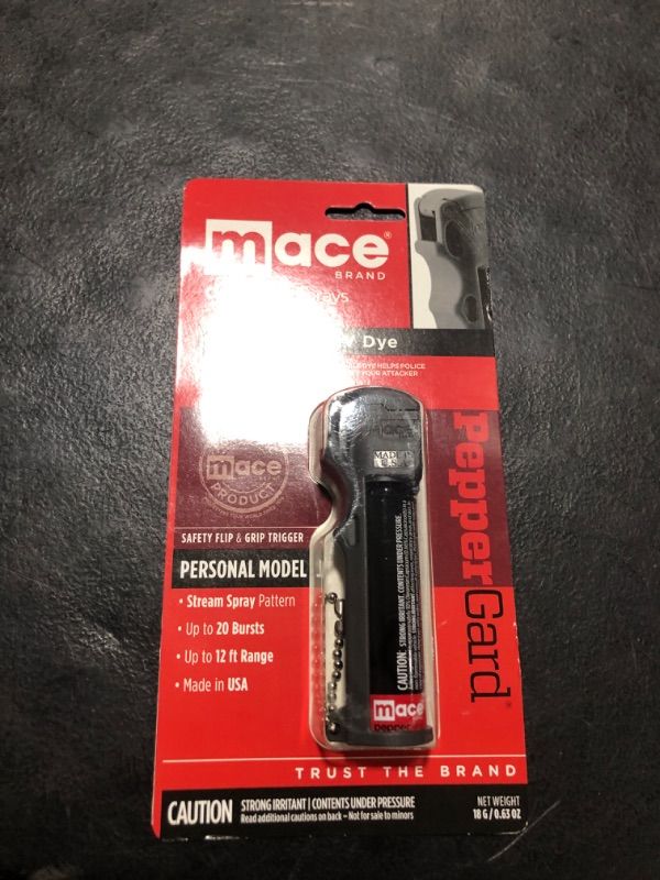 Photo 2 of Mace PepperGard Black Aluminum/Plastic Pepper Spray