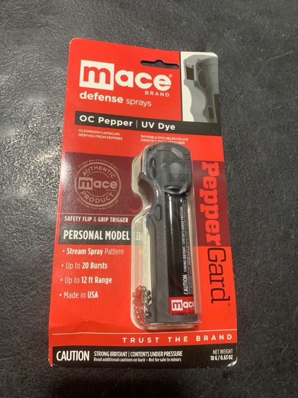 Photo 2 of Mace PepperGard Black Aluminum/Plastic Pepper Spray