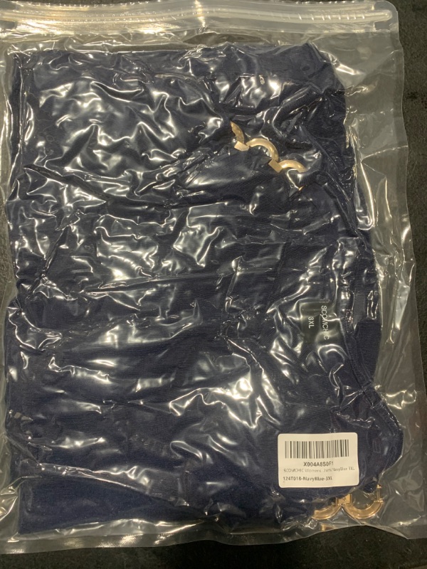 Photo 1 of SCOMCHIC Womens Plus Size Summer Tops Cold Shoulder V Neck Batwing Half Sleeve Blouse Casual Loose Fit Tunic Shirts NavyBlue 3XL