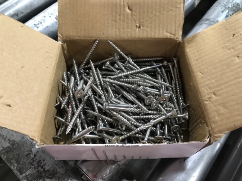 Photo 2 of Wensilon #10 * 3" 304 Stainless Steel Deck Screws, (151pcs)2 lbs.Exterior Wood Screws, Rust Resistant epoxy Coated, Bronze, T25 Star Bit