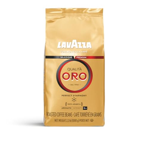 Photo 1 of Lavazza QualitÃ Oro Whole Bean Blend, Medium Roast, 2.2 Pound (Pack of 1) ,100% Arabica, Central America & African highland origins, Fruity & Aromatic BEST BY 09/30/2024