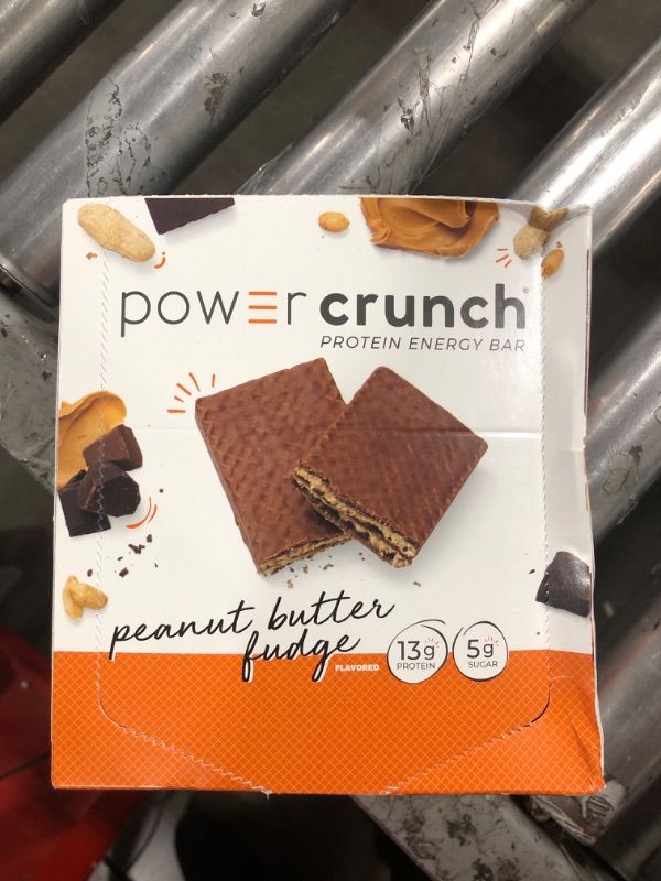 Photo 2 of BioNutritional Research Group Power Crunch Protein Energy Bar Peanut Butter Fudge 12 Bar(S), BEST BY 06/19/2024