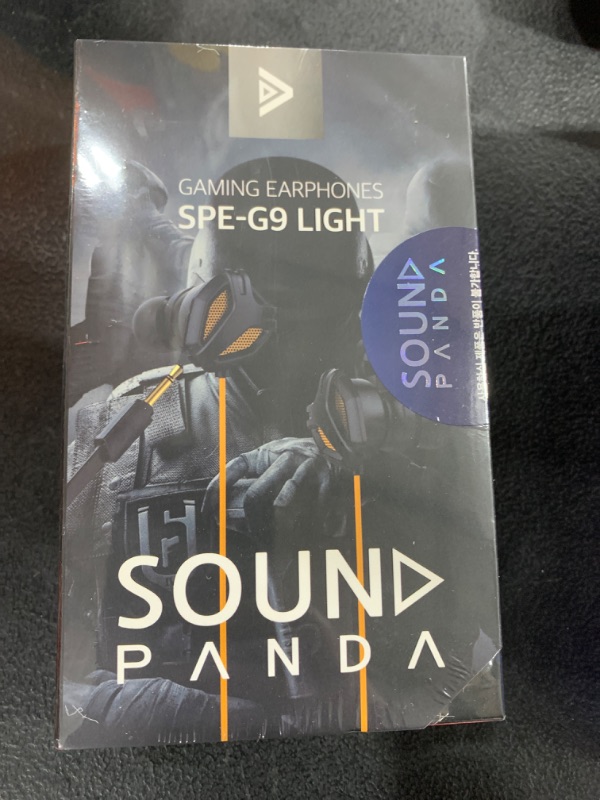 Photo 1 of SOUND PANDA SPE-G9 Light Gaming Earbuds Single Driver 3.5mm with Dual Microphone | Wired Earbuds with 1.5m Cable | for PC, Mobile, Xbox, PS5, PS4, Switch | in-Ear Gaming Headset (Yellow)