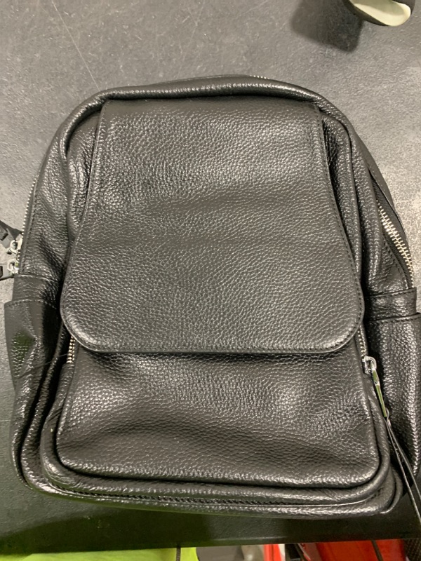 Photo 1 of ALTOSY Mini Genuine Leather Backpack for Women Convertible Backpack Purse Shoulder Handbag Crossbody Bag 4 in 1 to Carry?S54 Black?