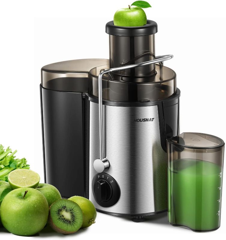 Photo 1 of  Juicer Machine, Centrifugal Juicer,Extractor Max Power 800W Juice, 65MM Chute for Whole Fruit and Vegetables, Juice Extractor with 3 Speeds Quick Juicing, Easy to Clean, BPA Free,Silver 