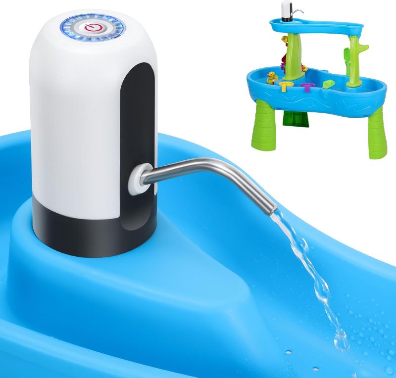 Photo 1 of Water Table Pump,Kids Water Pump for Water Table,Water Table Accessories Small Cordless Water Pump for Water Table Fun Summer Outdoor Activities 