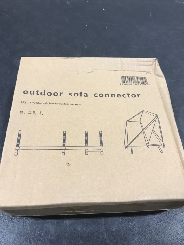 Photo 2 of ?. ???. Outdoor Sofa Connector - Camping cot converts to loveseat Camping Chair - Connector for Folding Tent Camping Cot Bed, Portable Compact for Outdoor Travel, Base Camp, Hiking, Mountaineering