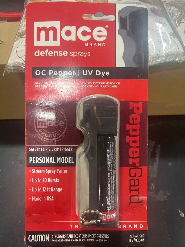 Photo 2 of Mace PepperGard Black Aluminum/Plastic Pepper Spray