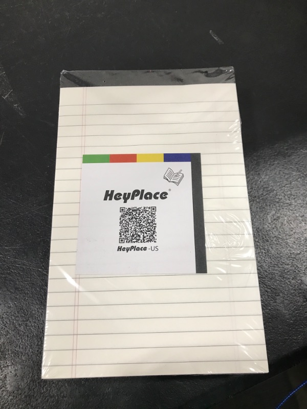 Photo 2 of HEYPLACE 12PCS Legal Pads, 5 x 8 Inch White Legal Notepads Small Lined Note Pads 30 Sheets Perforated Writing Pads for School College Office