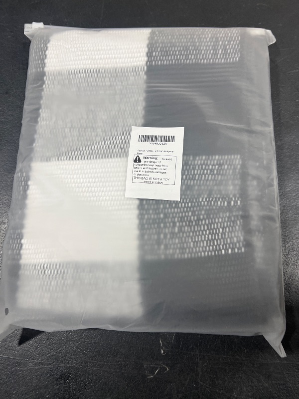 Photo 1 of Acerich Fall Door Mat 27.5" x 43", Black and White Buffalo Plaid Fall Doormat Washable Fall Outdoor Welcome Mat for Front Door, Porch, Entryway Decor