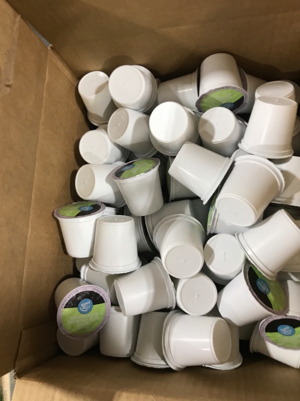 Amazon Brand Happy Belly Decaf Light Roast Coffee Pods, Breakfast