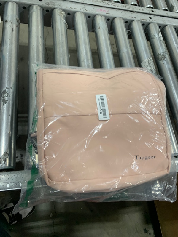 Photo 1 of Travel Backpack for Women, Carry On Backpack with USB Charging Port & Shoe Pouch, TSA 15.6inch Laptop Backpack Flight Approved, College Nurse Bag Casual Daypack for Weekender Business Hiking, Pink