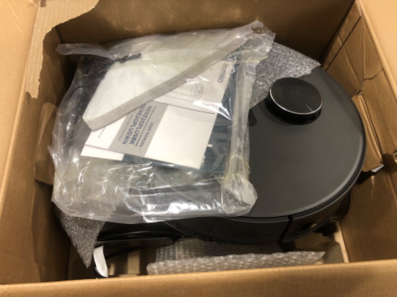 Photo 2 of Eureka E20 Plus Robot Vacuum with Bagless Self Emptying Station, Robotic Vacuum and Mop Combo, 45-Day Capacity, Upgraded 8000Pa Suction and Anti Hair-Tangling Brush, LiDAR Navigation, App Control