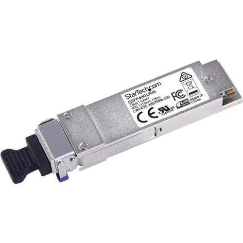 Photo 1 of StarTech.com Cisco QSFP-40G-LR4-S Compatible QSFP+ Module - 40GBASE-LR4 - 40GbE SMF Optic Transceiver - 40GE Gigabit Ethernet LC 10km - 1270nm to 1330nm DDM Cisco Firepower, ASR1000 (QSFP40GLR4S)