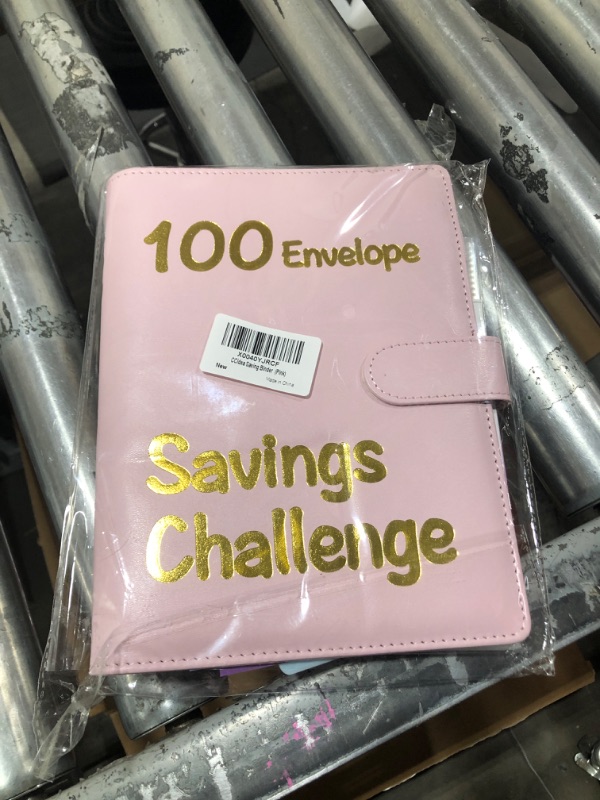 Photo 2 of 100 Envelopes Money Saving Challenge - Christmas Gifts for Women Friends, Savings Challenges Book with Envelopes & Challenge Tracker, Easy and Fun Way to Save $5,050 - Pink