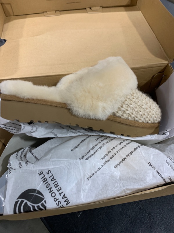 Photo 2 of Women's Cozy Shearling Mule Slippers. Size 8