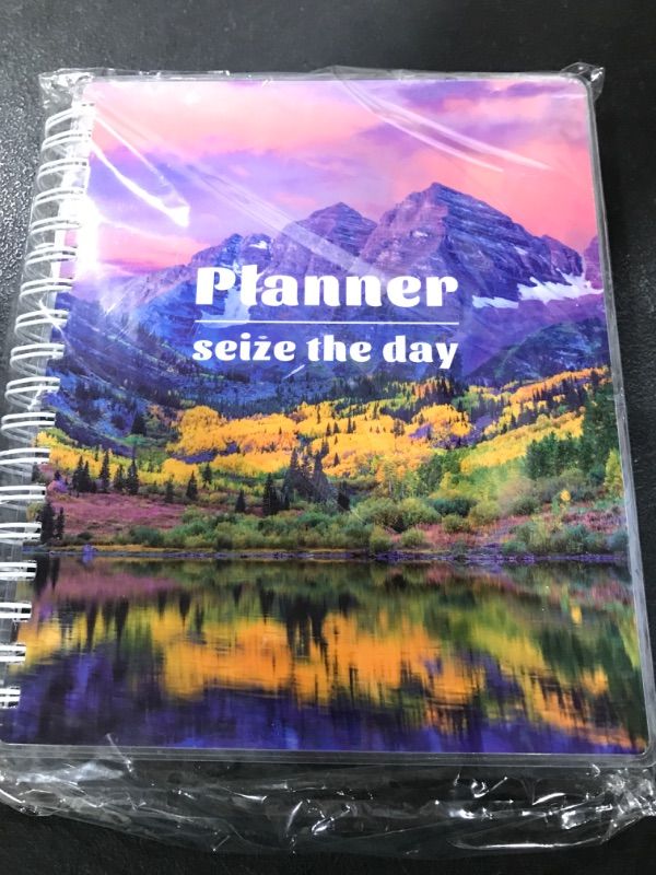 Photo 2 of Arundhati 18 Months Daily Planner 2024-2025, 8.5x9.8"July.2024–Dec.2025 Academic Daily Weekly Monthly Planner Yearly Agenda,Planners 2024-2025 for Women,Men,Students,Teacher, Bookmark, Notes Sets