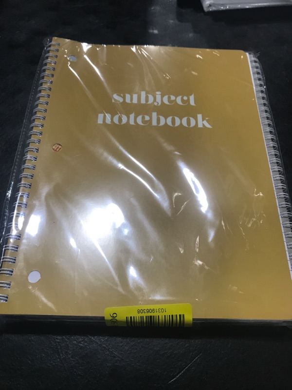 Photo 2 of ZICOTO Aesthetic Spiral Subject Notebook Set of 3 For School or College - The Perfect 8" x 10.5" College Ruled Notebook with Premium Paper - Cute Student Supplies to Stay Organized at School