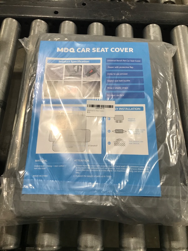 Photo 2 of MDQ Bench Car Seat Cover for Back Seat, Rear Seat Covers for Car for Kids in Car Protects from Scratches/Scuffs/Shedding/Mud, Car Seat Protector for Dogs Fits Cars, Truck & SUV