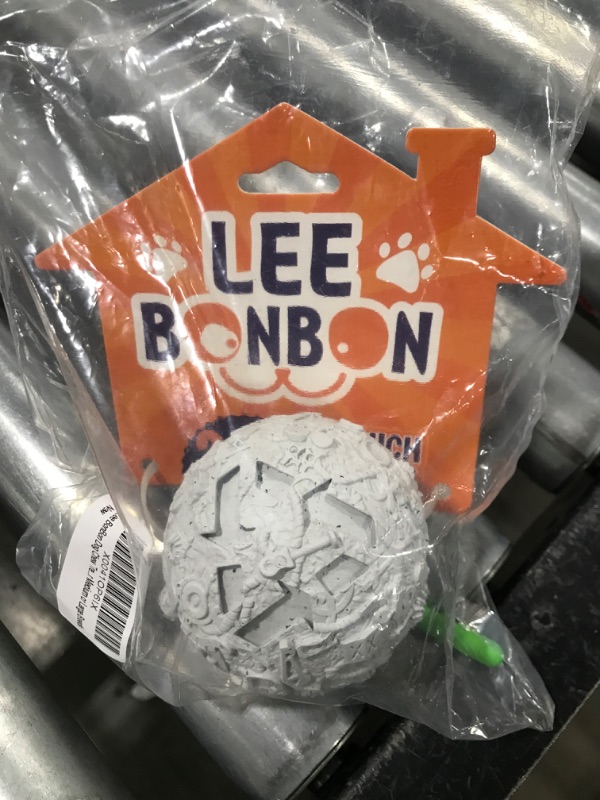 Photo 2 of LEBONBON Treats Ball Dog Toys for Aggressive Chewers for Puppies | Interactive Dog Toys Keep Them Busy | Food Dispense for Small Breeds