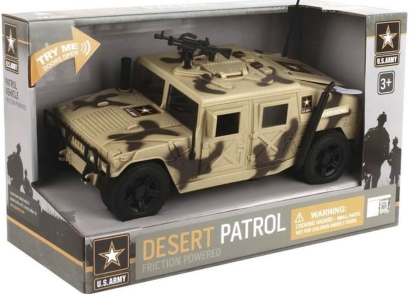 Photo 1 of US Army Desert Patrol Hummer Armored Vehicle with Sound Friction Powered 3+