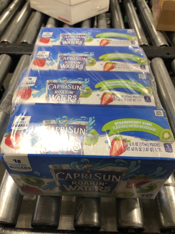 Photo 2 of Capri Sun Roarin' Waters Fruit Punch Flavored with other natural flavor Water Beverage, 40 ct Pack, 4 Boxes of 10 Drink Pouches