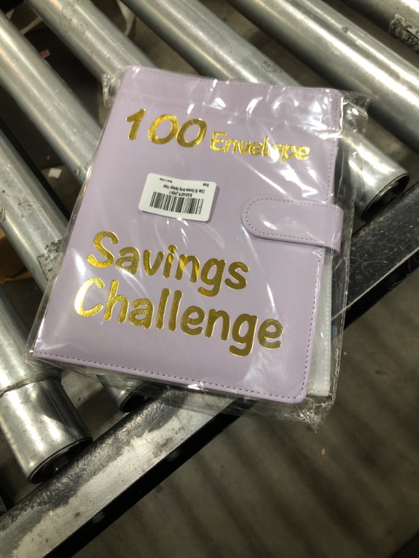 Photo 2 of 100 Envelopes Money Saving Challenge - Christmas Gifts for Women Friends, Savings Challenges Book with Envelopes & Challenge Tracker, Easy and Fun Way to Save $5,050 -Purple